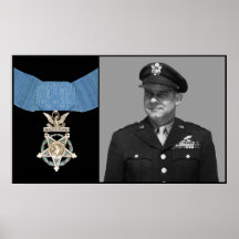 Jimmy Doolittle och medaljen av heder Affisch