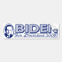 Joe Biden 2008 flaggabildekal