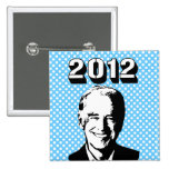 Joe Biden 2012 Knappar Med Nål