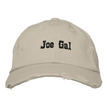 Joe gal. broderad baseball keps