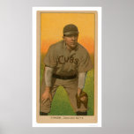 Joe grejar baseballkortet 1909 print