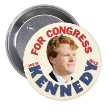 Joe Kennedy III för kongressen 2012 Knappar