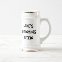 Joes dricka Stein Kaffe Koppar