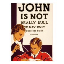 John är inte egentligen tråkig tillkännagivanden