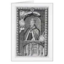 John av magert, hertig av Lancaster (1340-99) efte Hälsningskort