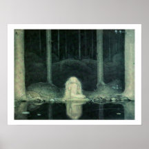 John Bauer Princess Tuvstarr söker efter henne hjä Posters