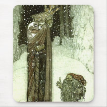 John Bauer princessen och troll Mus Mattor