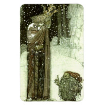 John Bauer princessen och troll Rektangulära Magneter