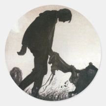 John Bauer Runda Klistermärken