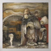 John Bauer trollaffisch