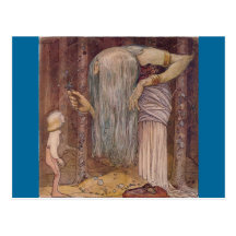 John Bauer TROLLÖRT Vykort