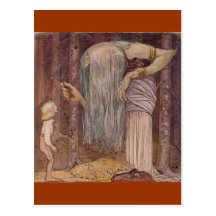 John Bauer TROLLÖRT Vykort