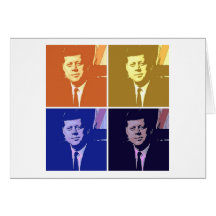 John F. Kennedy Hälsningskort