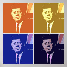 John F. Kennedy popkonst Posters
