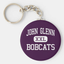 John Glenn - Bobcats - kick - Bay City Michigan Nyckelringar