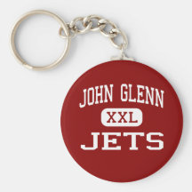 John Glenn - jetar - mittet - Maplewood Minnesota Nyckel Ring