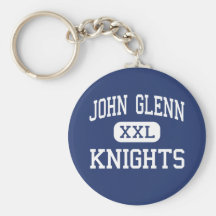 John Glenn - riddare - kick - östliga Northport Nyckelring