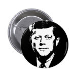 John Kennedy utrustar Knappar Med Nål