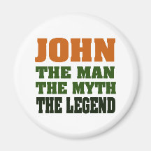 JOHN - manen, mythen, legenden! Magneter För Kylskåp