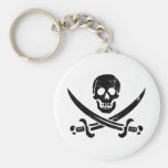John Rackham (Calicojack) piratflagga Jolly Roger Nyckel Ring