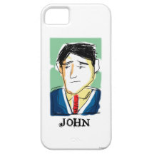 John skissar Fodral-Kompisen för iPhone 5 fodral