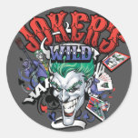 Joker'sens vild klistermärke