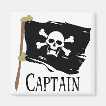 Jolly Roger kapten Magneter