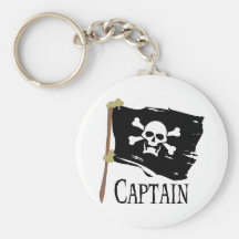 Jolly Roger kapten Nyckelring
