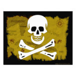 Jolly Roger karta #3 Individuella Inbjudningskort