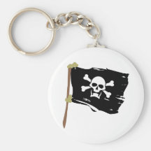 Jolly Roger piratflagga Nyckel Ringar