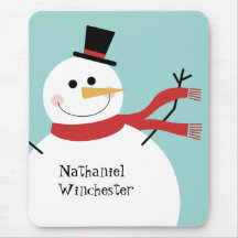 Jolly snögubbe mus mattor