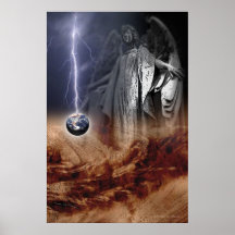 Jordängel av Gregory Gallo Posters