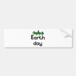 Jorddag! Träddesign! Bildekal