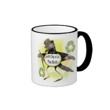 Jorddagen är för fåglarna kaffe mugg