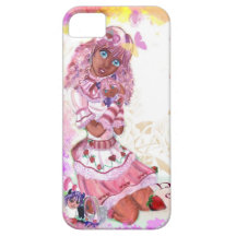 JordgubbeKawaii Princess iPhone 5 Case-Mate Skal