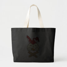 Jordgubbesirapvanilj Hopdrop Crossticks Tote Bags