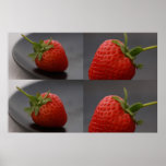 Jordgubbetryck Print