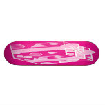 Jordlott eller gåva i Pinks för henne Skateboard Deck