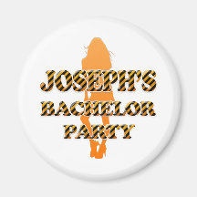 Josephs ungkarlparty kylskåpsnagnet