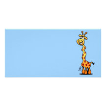 Joyfull giraff fotokort