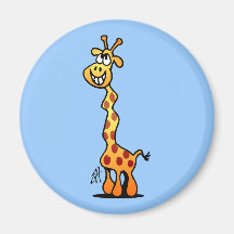 Joyfull giraff kylskåpsnagnet