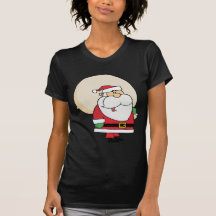 Joyous Kris Kringle som bär en leksaksäck T Shirts