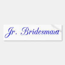 Jr. Brudtärna Bildekaler