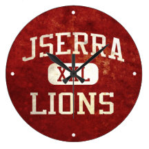 JSerra lejonfriidrott Vägg Klocka