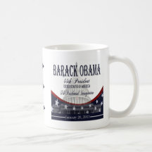 Jubileums- mugg 2013 för Barack Obama invigning