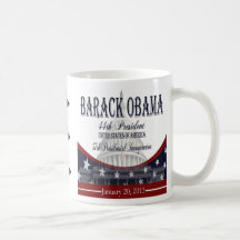 Jubileums- mugg 2013 för Barack Obama invigning