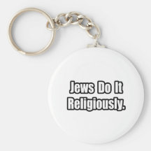 Judar gör det Religiously Nyckelring
