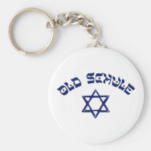 Judisk stjärna Keychain för old schooljudendom Nyckel Ring