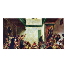 Judiskt bröllop (efter Delacroix) vid Pierre-Augus Fotokort Mall