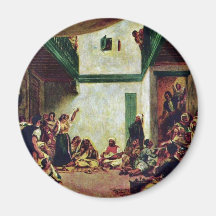 Judiskt bröllop (efter Delacroix) vid Pierre-Augus Kylskåpmagneter